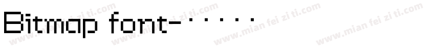 Bitmap font字体转换